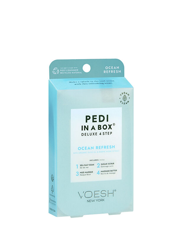 Voesh New York Pedi In A Box Deluxe Ocean Refresh 4-Step Pedicure Set - 1