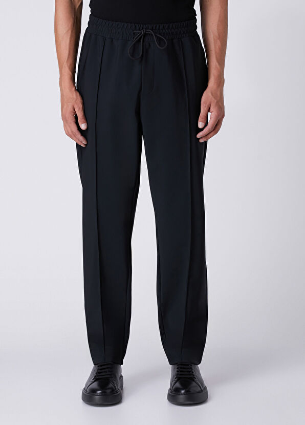 Beymen Club Black Waist Corded Bonded Technical Sweatpants - 2