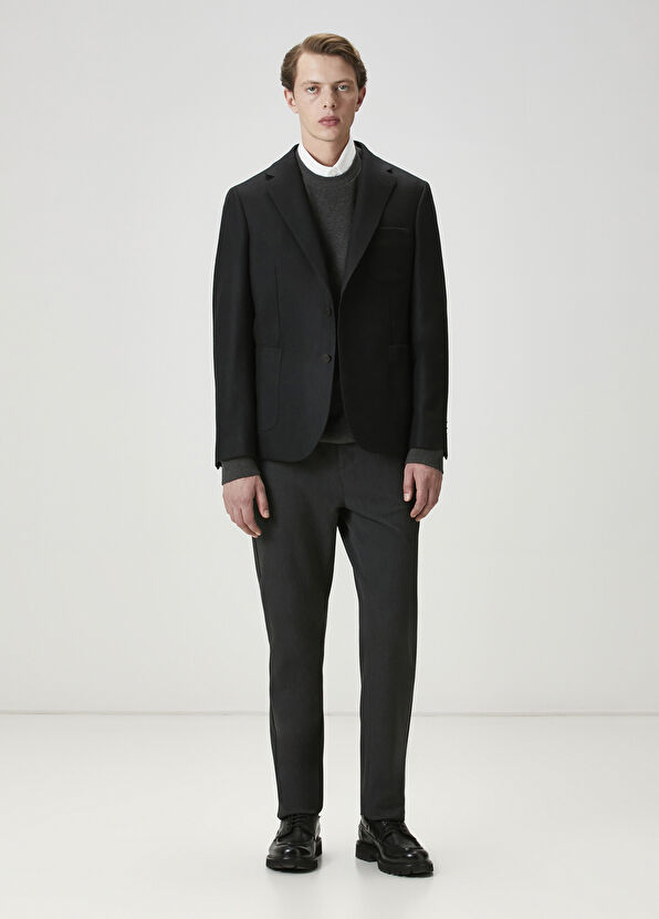 Beymen Club Anthracite Long Sleeve T-Shirt - 2