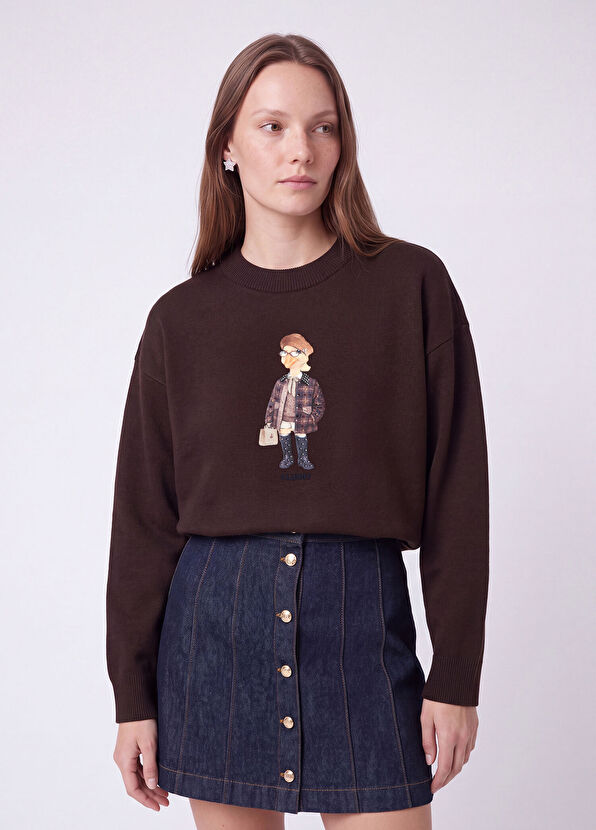 Beymen Club Clubby Brown Knit Sweater - 3