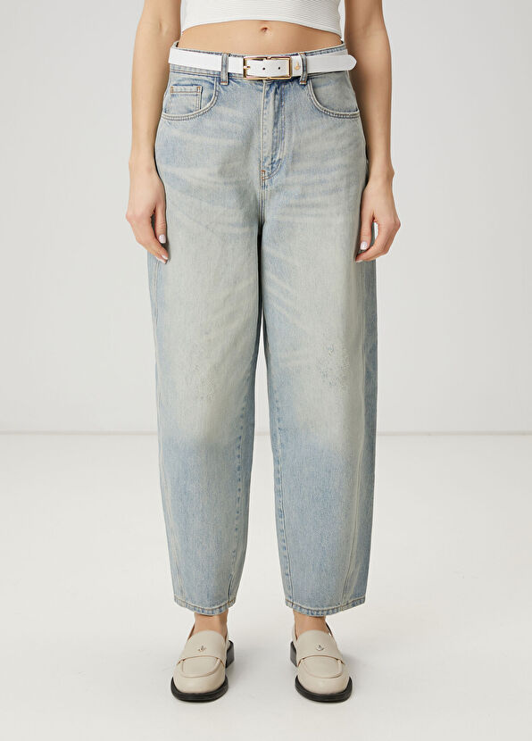 Beymen Club Mavi Oversize Jean Pantolon - 2