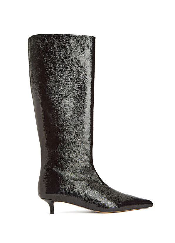 Beymen Club Black Women's Leather Boots - 1