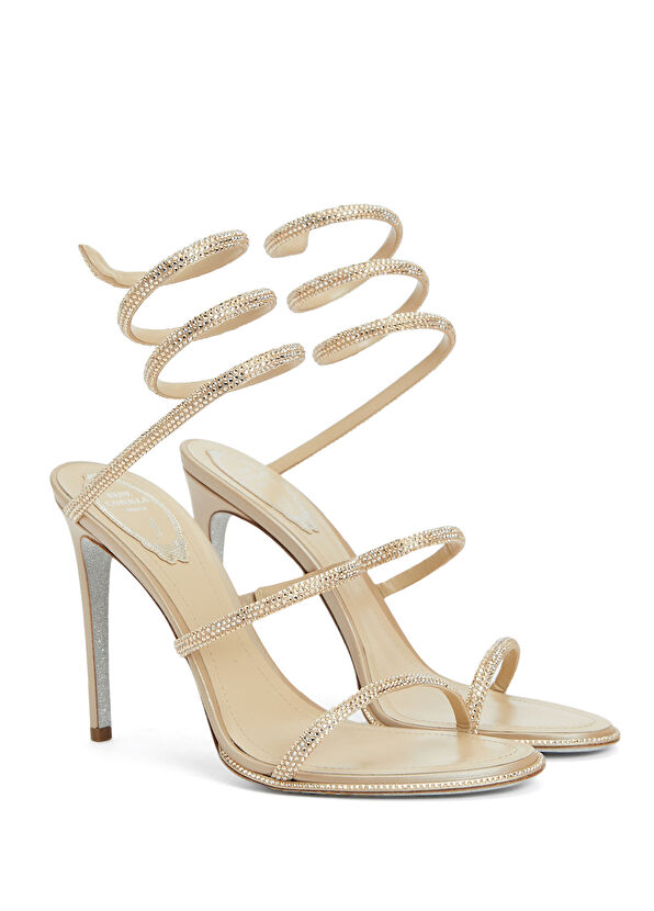 Bej Kadın Sandalet - Görsel 3