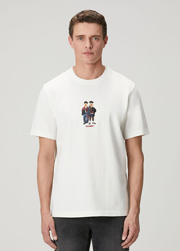 Beymen Club Relax Fit Clubby Beyaz T-shirt - 1