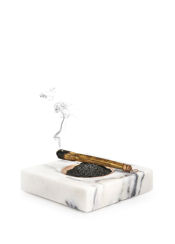 Coho Objet Coho Crystal Square Copper Bowl Marble Incense Plate - 1