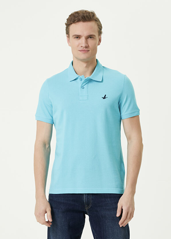 Beymen Club Comfort Fit Turkuaz Polo Yaka T-shirt - 2
