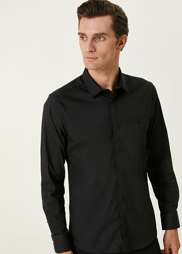 Beymen Club Slim Fit Siyah Gömlek - 2