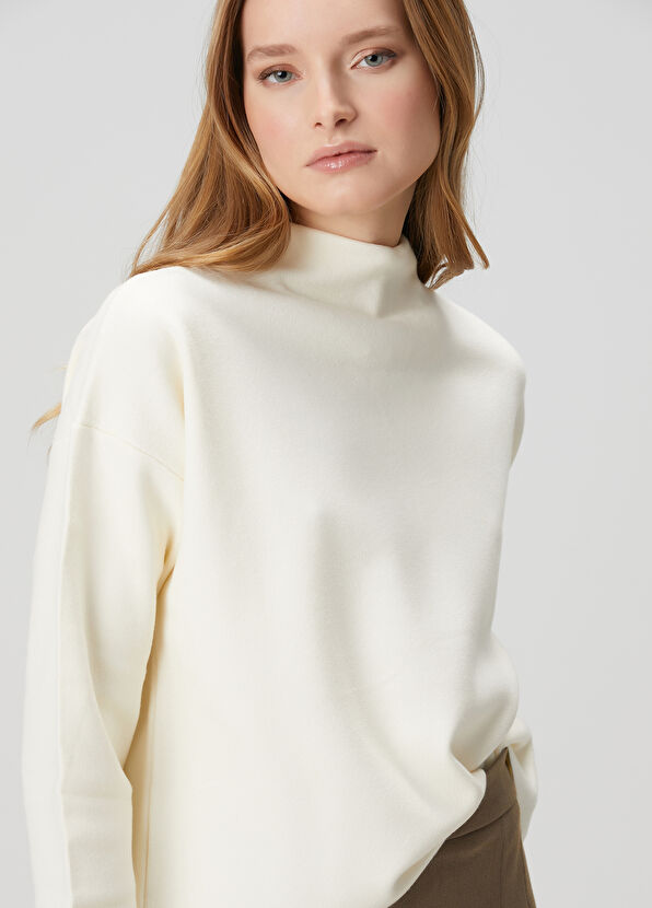 Beymen Club Off-White Basic Sweater - 1