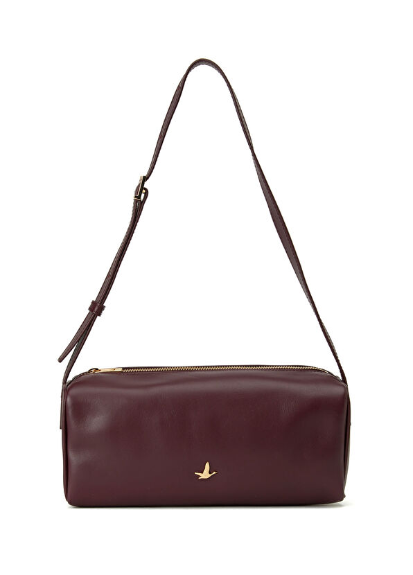 Beymen Club Burgundy Women's Leather Bag - 1