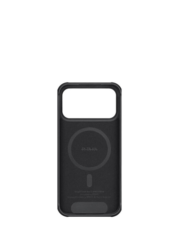 Pitaka Aramid Pro Guard iPhone 17 Pro Max Black Gray Magsafe Uyumlu Telefon Kılıfı - 4