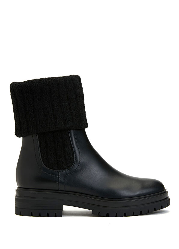 Gianvito Rossi Chalet Siyah Kadın Deri Bot - 1