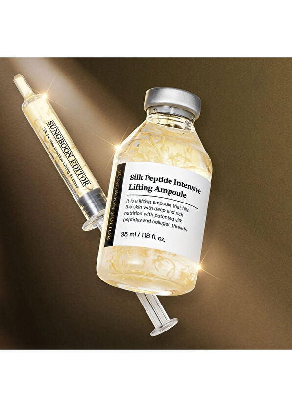 Sungboon Editor Silk Peptide Intensive Lifting Ampoule İpek Peptitleri Ve Kolajen İçeren Sıkılaştırıcı Ampul Cilt Serumu 35 ml - 3