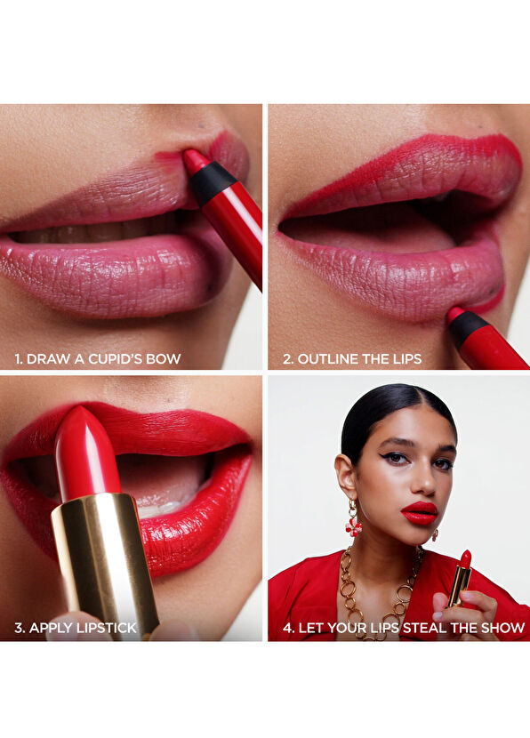 Carolina Herrera Fabulous Kiss Lip Liner - 310 Carolina Red - 3