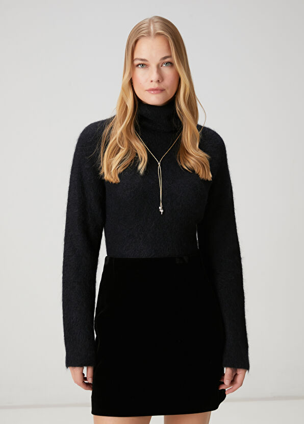 Beymen Club Siyah Yün Kazak - 1