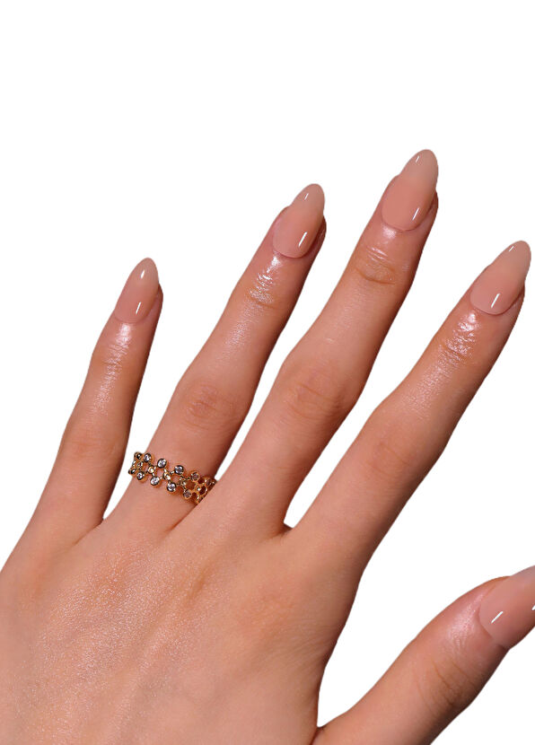 Takma Takma Ten Rengi Kısa Badem 30'lu Protez Takma Tırnak MKBD1739  - 2