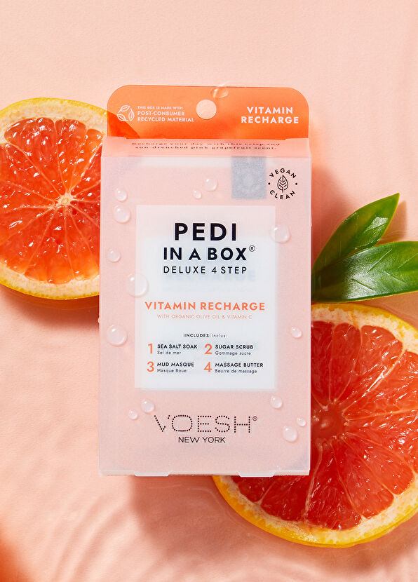 Voesh New York Pedi In A Box Deluxe Vitamin Recharge 4 Adımlı Pedikür Seti - 2