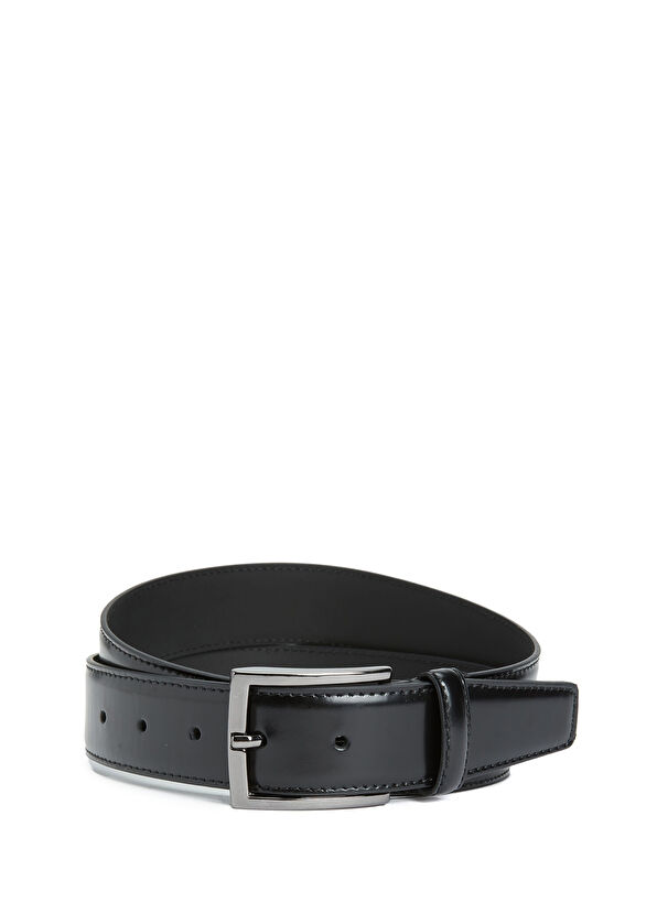 Beymen Club Black Men's Leather Belt - 1