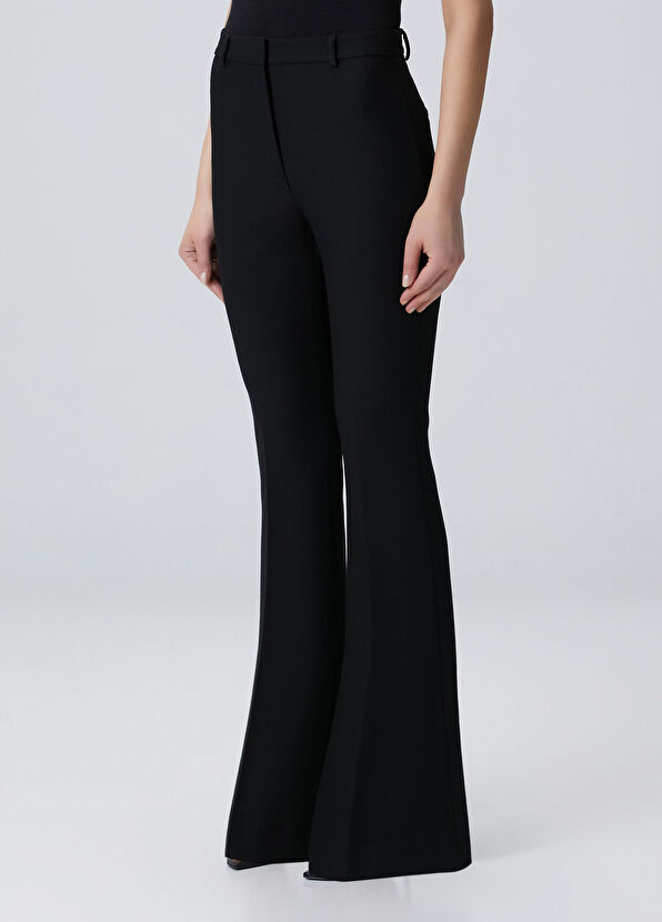 Siyah Flare Abiye Pantolon - Görsel 4