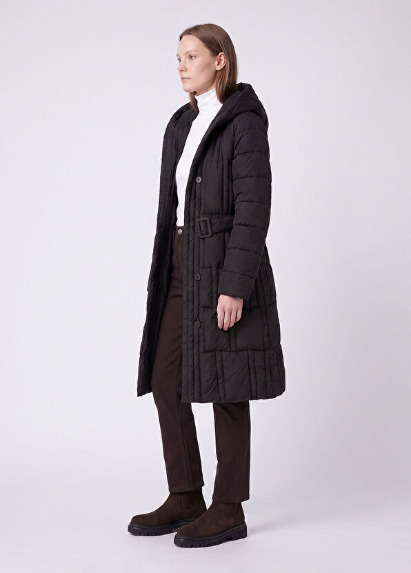 Beymen Club Black Belt Coat - 2
