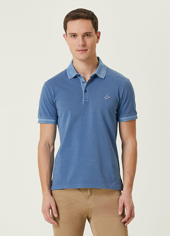 Beymen Club Slim Fit Mavi Polo Yaka T-shirt - 1