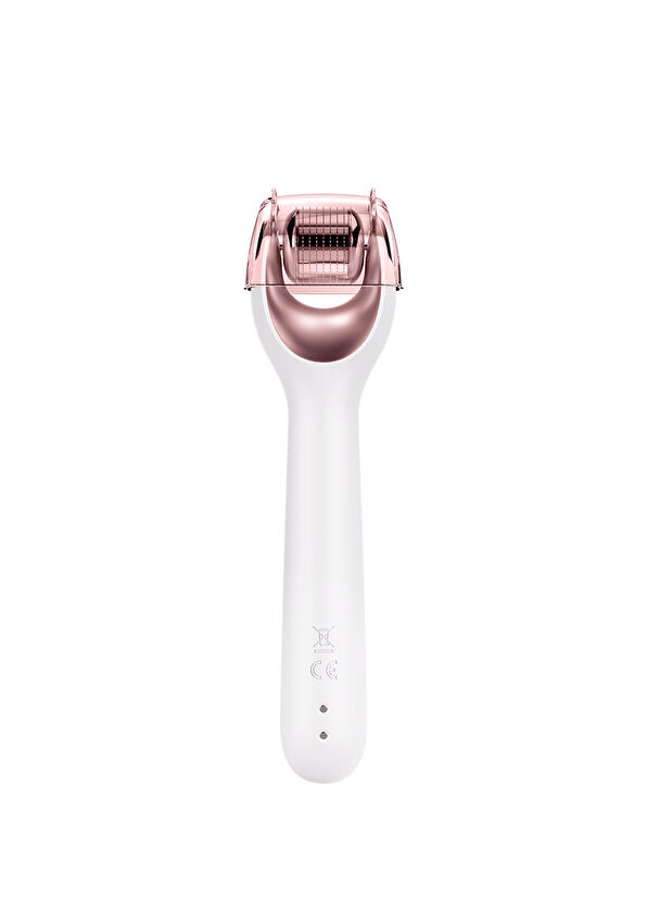 Geske MicroNeedle Face Roller White Mikro İğneli Buz Başlığı Pembe Kuvars Başlıklı Dermaroller Bakım Cihazı - 3