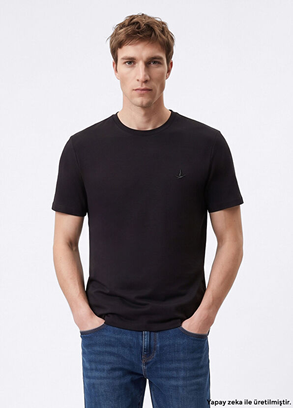 Beymen Club Regular Fit Black T-shirt - 1