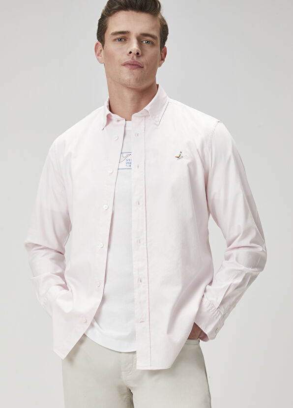 Beymen Club Slim Fit Pembe Gömlek - 1