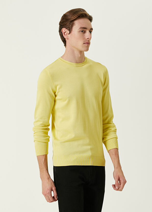 Beymen Club Sarı Basic Kazak - 2