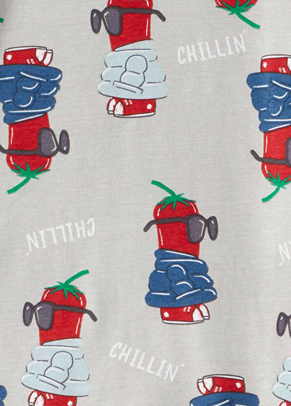 Carter's Mavi Uzun Kollu Pamuklu Erkek Çocuk 3'lü Pijama Seti - 3