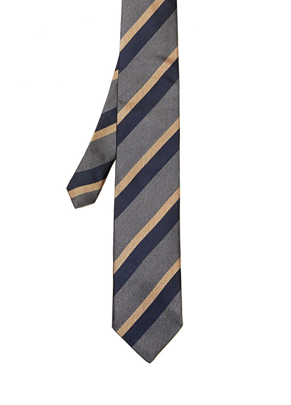 Beymen Club Navy Blue Silk Tie - 1