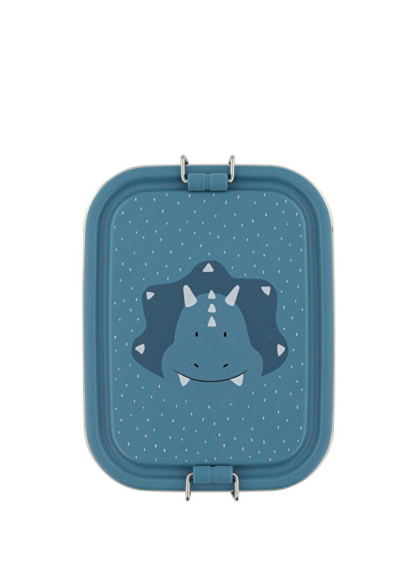 Trixie Mr.Triceratops Navy Blue Small Size Children's Food Bowl - 2