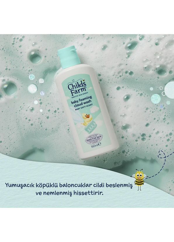 Childs Farm Aloe Vera and Cucumber Extract Newborn Foam Baby Shampoo 160 ml - 4