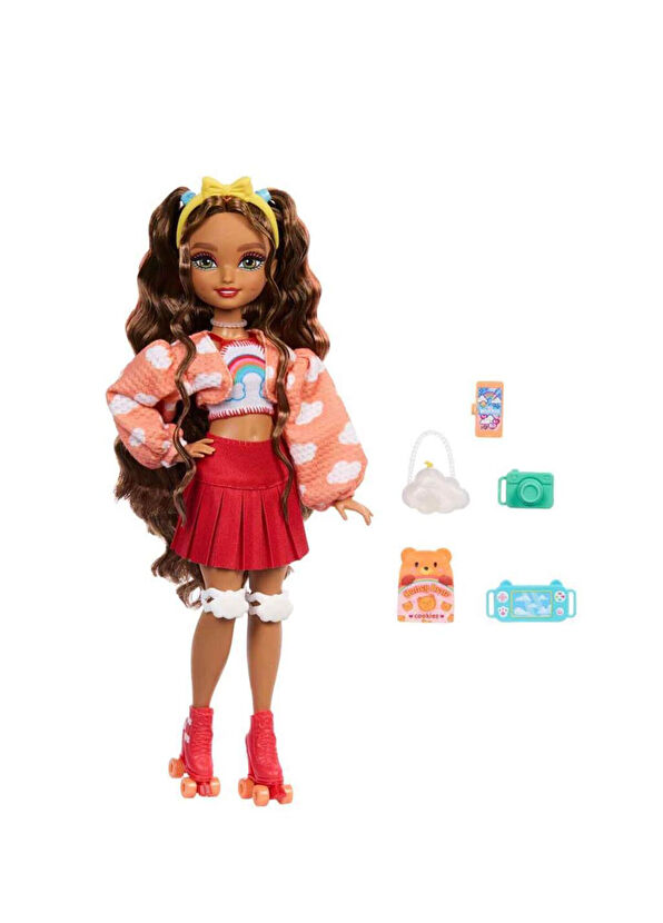 Barbie Dream Besties Paten Partisi Teresa Bebek ve Aksesuarları JFX98 - 1