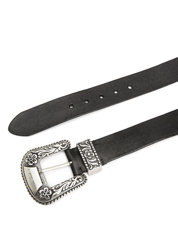 Golden Goose Siyah Erkek Deri Kemer - 2