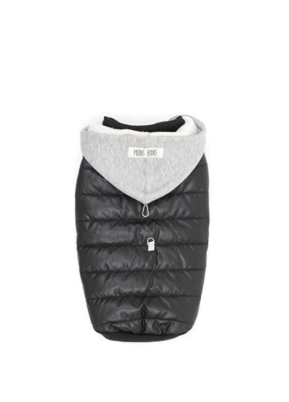 Mons Bons Puffer Siyah Köpek Mont - 2