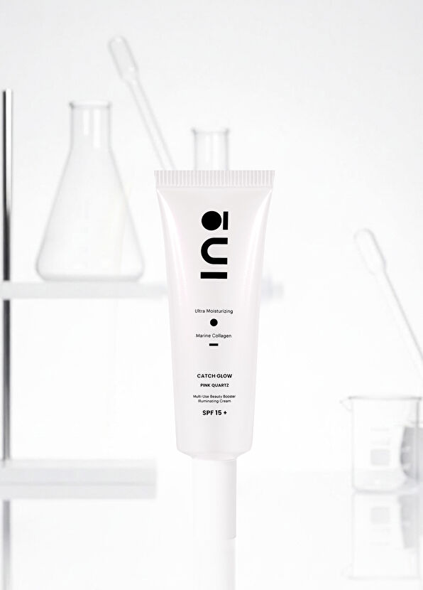 INO Beauty Pink Quartz SPF15 Işıltılı Nemlendirici Makyaj Bazı ve Yüz Kremi 50 ml  - 3