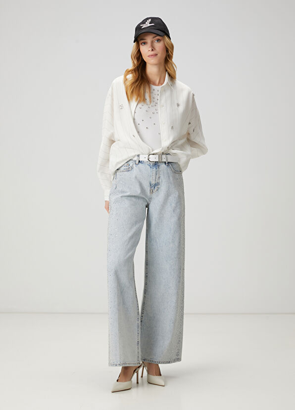 Beymen Club White Embellished Tank Top - 3