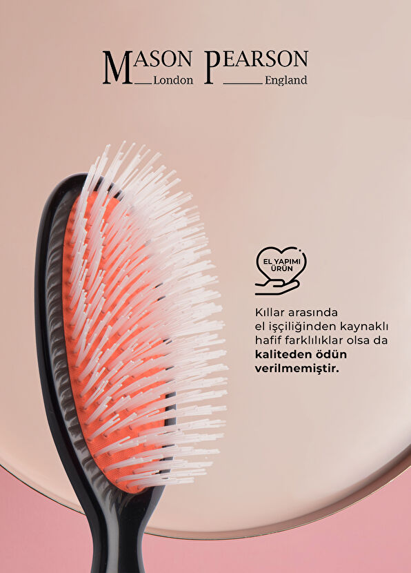 Mason Pearson Pocket Nylon N4 Dark Saç Fırçası - 2
