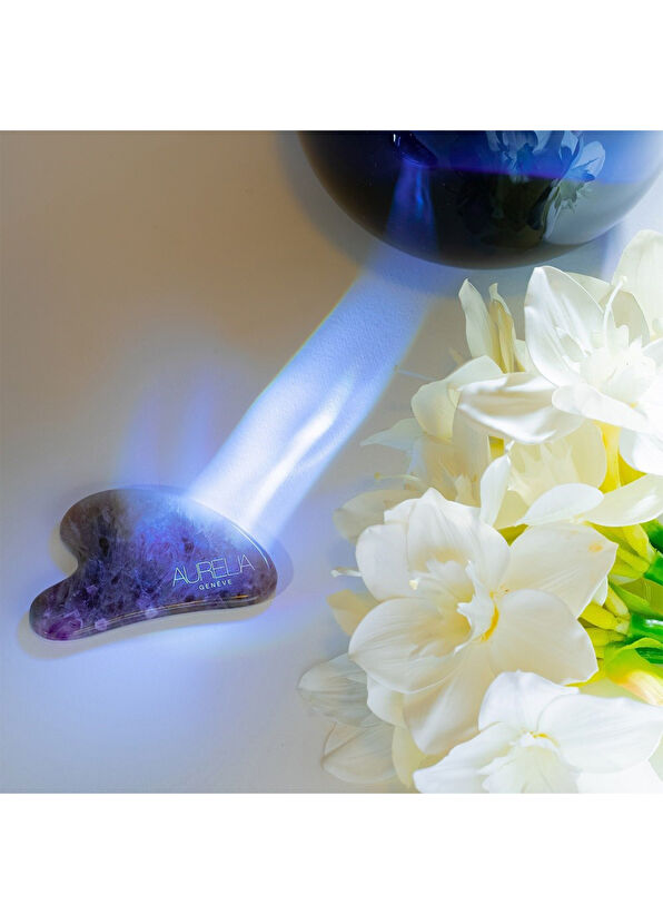 Aurelia Genève Ametyst Gua Sha Crystal Heart - 4