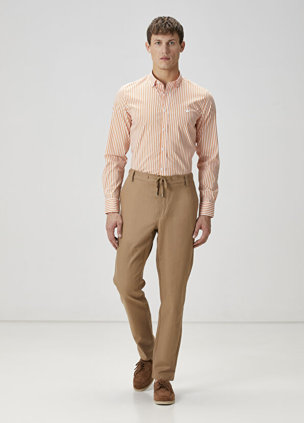 Beymen Club Deve Tüyü Beli Kordonlu Pantolon - 1