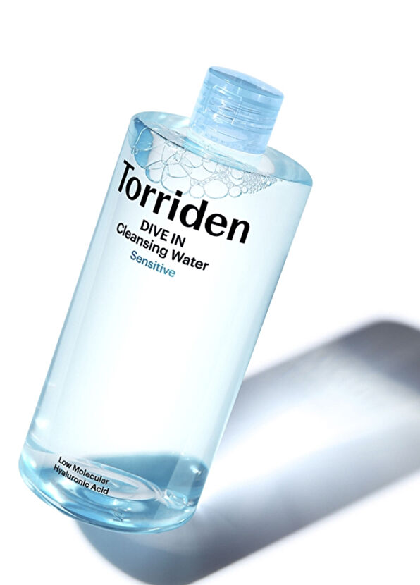 Torriden Dive In Low Molecular Hyaluronic Acid Cleansing Water Sensitive 8 Types Micro Hyaluronic Acid Make-up and Sunscreen Cleanser 400 ml - 3