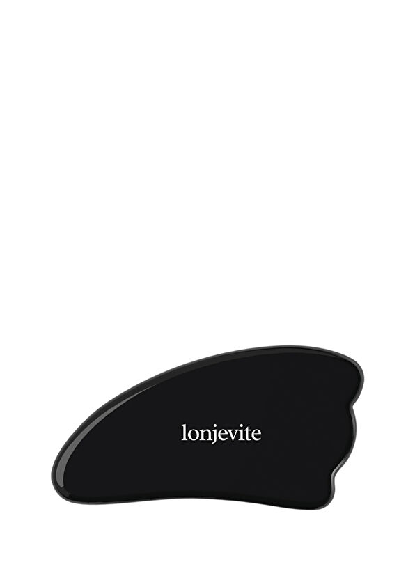 Lonjevite Kanat Şekilli Siyah Obsidyen Gua Sha - 1