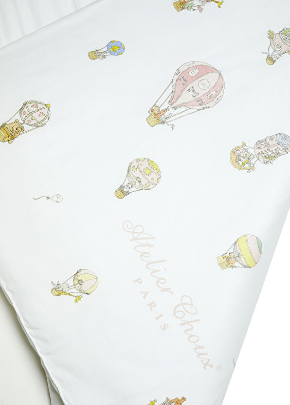 Atelier Choux Mavi Carousel Baskılı Çift Taraflı Yorgan - 2