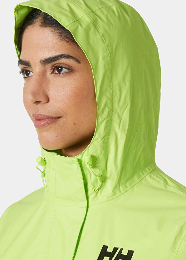 W Loke Yeşil Kadın Yağmurluk Mont 2.0 - Görsel 5