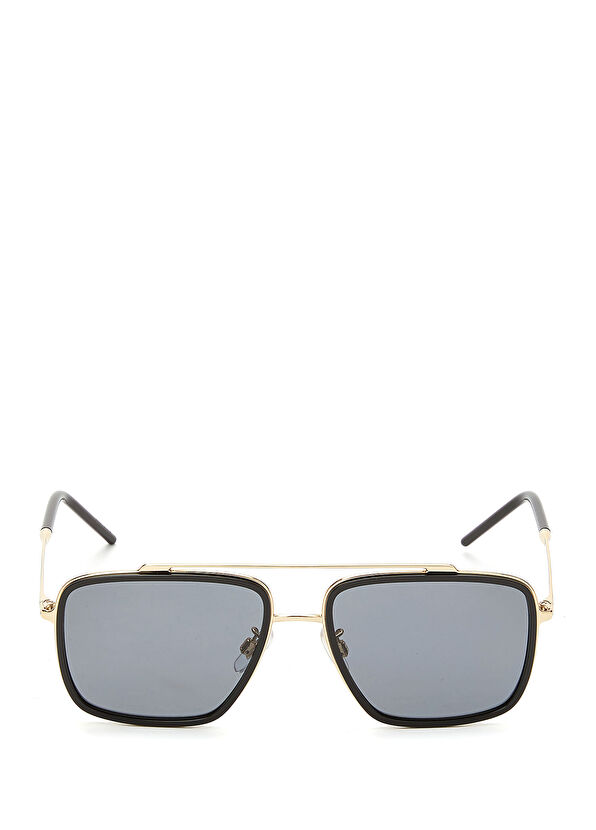 DG2220 Siyah Antrasit Erkek Güneş Gözlüğü - Görsel 2