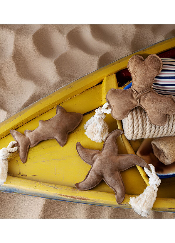 Zeynep Birinci Genuine Suede Dog Toy Starfish - 4