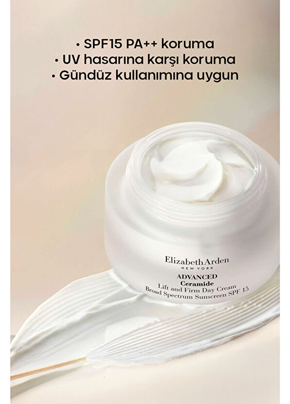 Elizabeth Arden Advanced Ceramide Lift And Firm Day Cream SPF15 PA++ Anti-Aging Face Cream 50 ml - 2