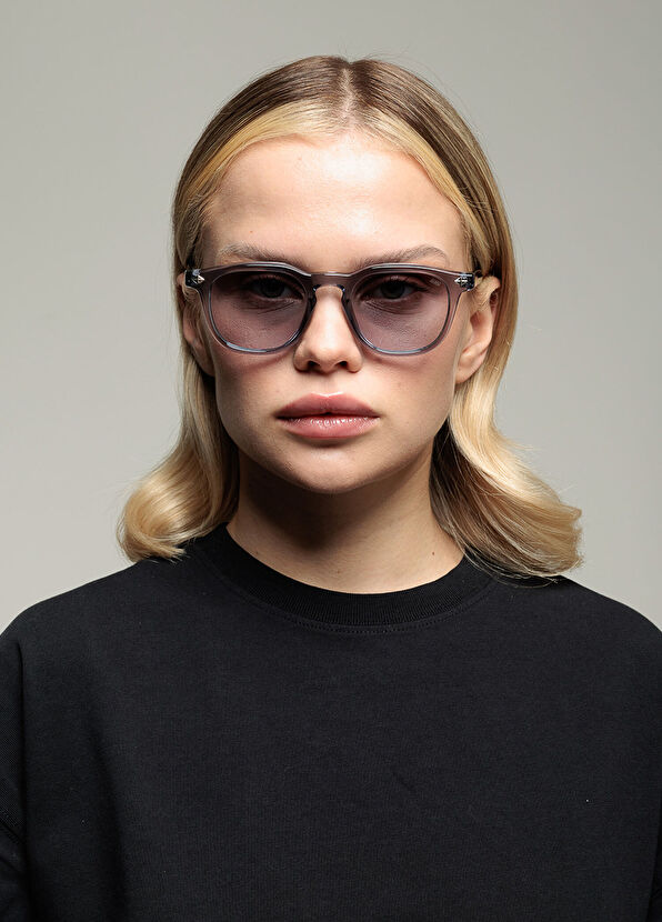 Senior Mavi Asetat Unisex Güneş Gözlüğü - Görsel 3