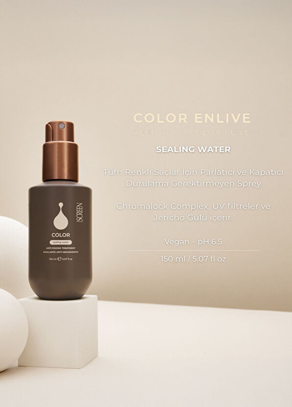 Screen Hair Care Color Sealing Water Parlaklık Veren Saç Spreyi 150 ml - 2