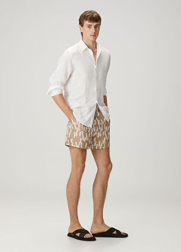 Zegna Underwear Bej Beyaz Mayo - 1